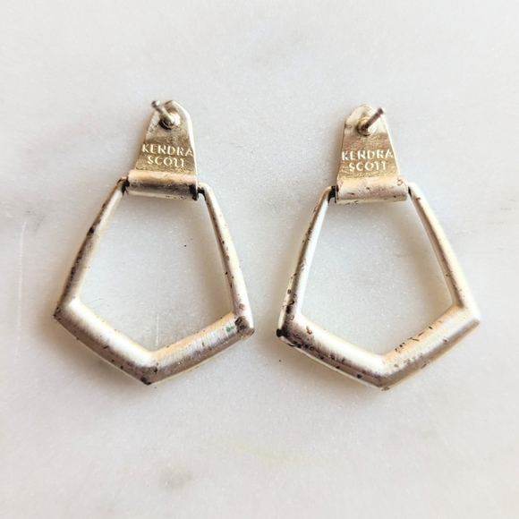 Kendra Scott Paxton Hoop Earrings in Rhodium Silver - Picture 3 of 3